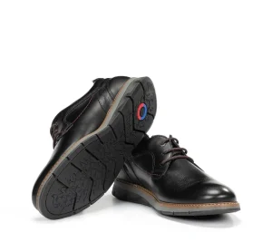 Fluchos KIRO F0974 Black Shoe- Formal Shoes