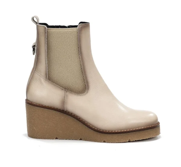 Fluchos LALIE D9191 Taupe Ankle Boot- Ankle Boots