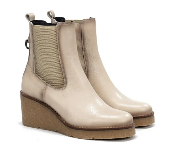 Fluchos LALIE D9191 Taupe Ankle Boot- Ankle Boots