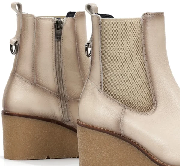 Fluchos LALIE D9191 Taupe Ankle Boot- Ankle Boots