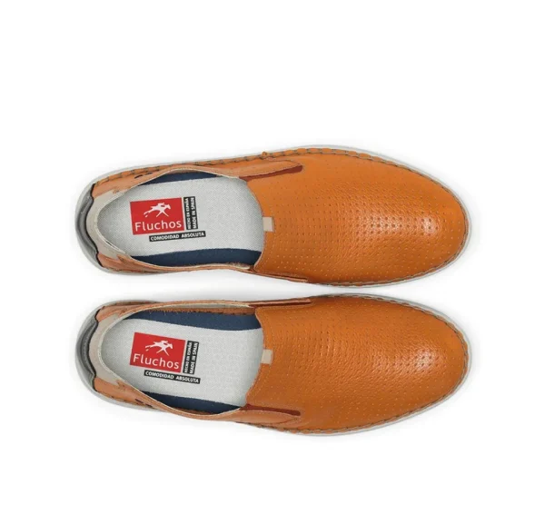 Fluchos LESTER F1719 Orange Slip On- Men