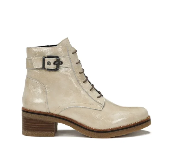 Fluchos LUCERO D8686 White Ankle Boot- Ankle Boots | Heels