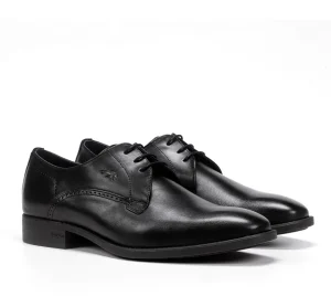 Fluchos LUKE F1056 Black Shoe- Formal Shoes