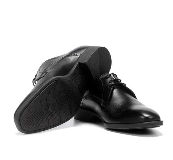 Fluchos LUKE F1056 Black Shoe- Formal Shoes