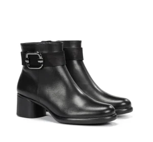 Fluchos MACY D9369 Black Ankle Boot- Ankle Boots | Heels