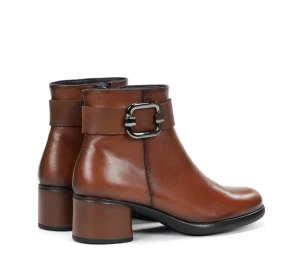 Fluchos MACY D9369 Brown Ankle Boot- Ankle Boots | Heels