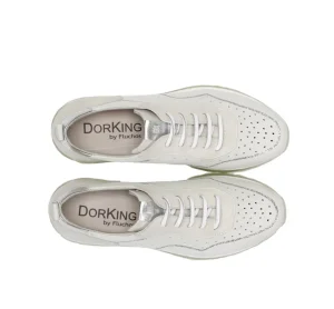 Fluchos NAVY D8201 White Sneakers-Women Women