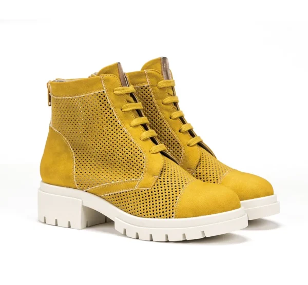 Fluchos NIDUS D8734 Yellow Ankle Boot-Women Women