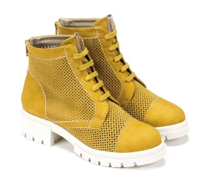 Fluchos NIDUS D8734 Yellow Ankle Boot-Women Women