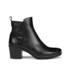 Fluchos NYDIA F1798 Black Ankle Boot- Ankle Boots | Heels