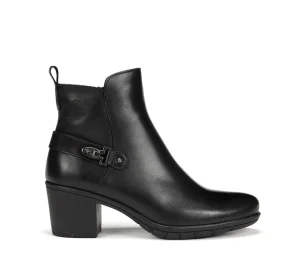 Fluchos NYDIA F1798 Black Ankle Boot- Ankle Boots | Heels