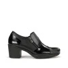 Fluchos NYDIA F1802 Black Slip On- Formal Shoes | Heels