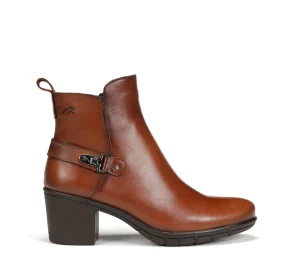 Fluchos NYDIA F1798 Brown Ankle Boot- Ankle Boots | Heels