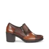 Fluchos NYDIA F1802 Brown Slip On- Formal Shoes | Heels