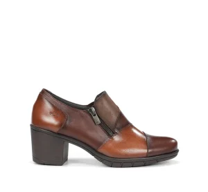 Fluchos NYDIA F1802 Brown Slip On- Formal Shoes | Heels