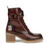 Fluchos OPRAH D9188 Brown Ankle Boot-Women Women