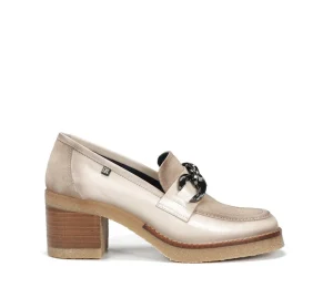 Fluchos OPRAH D9193 Taupe Moccasin- Heels