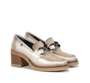 Fluchos OPRAH D9193 Taupe Moccasin- Heels