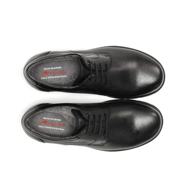 Fluchos PROFESIONAL F1948 Black Shoe- Formal Shoes