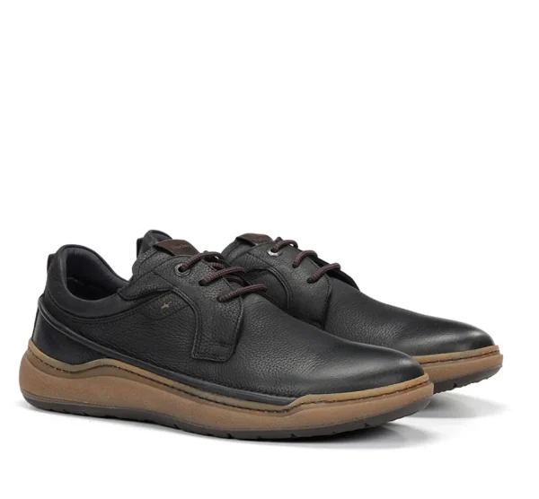 Fluchos ROCKY F2033 Black Shoe- Formal Shoes