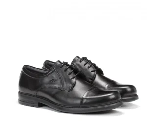 Fluchos SIMON 8468 Black Shoe- Formal Shoes