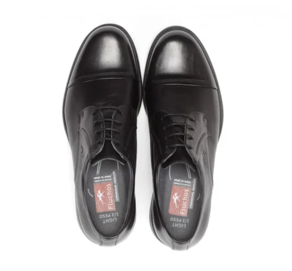 Fluchos SIMON 8468 Black Shoe- Formal Shoes