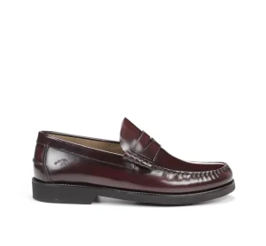 Fluchos STAMFORD F0047 Burgundy Moccasin- Moccasins