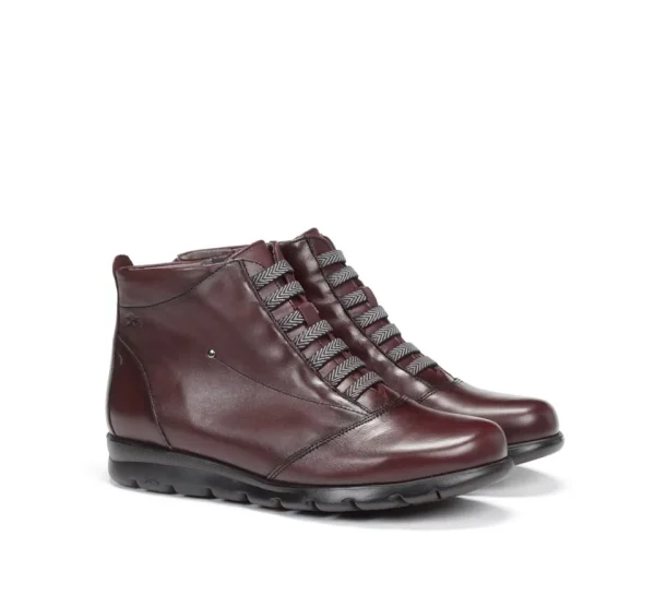 Fluchos SUSAN F0356 Burgundy Ankle Boot- Ankle Boots