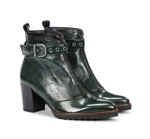 Fluchos THAIS D8300 Green Ankle Boot- Ankle Boots | Heels