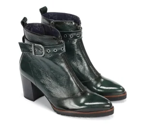 Fluchos THAIS D8300 Green Ankle Boot- Ankle Boots | Heels