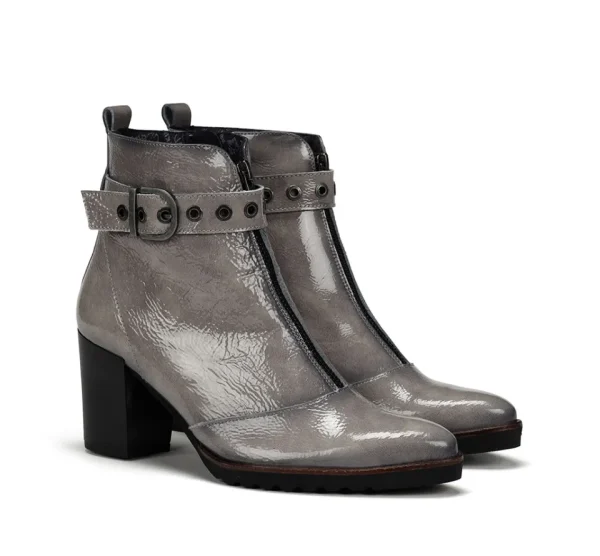 Fluchos THAIS D8300 Grey Ankle Boot- Ankle Boots