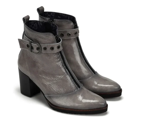 Fluchos THAIS D8300 Grey Ankle Boot- Ankle Boots