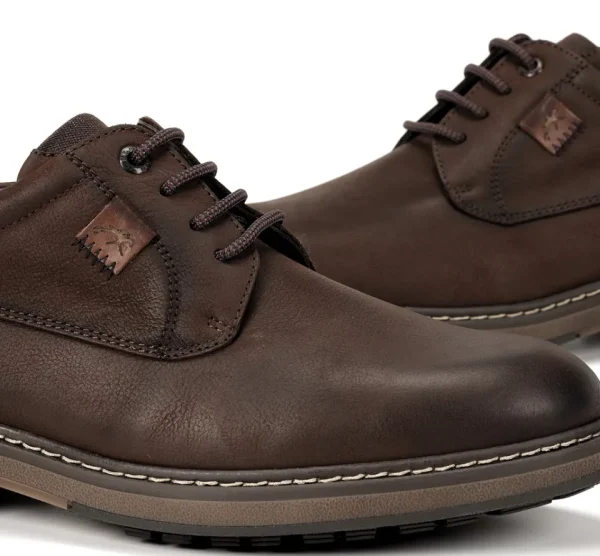 Fluchos TRUMAN F1589 Brown Shoe- Formal Shoes