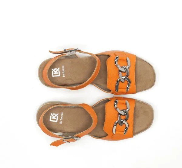 Fluchos UBARI D9034 Orange Sandal-Women Women