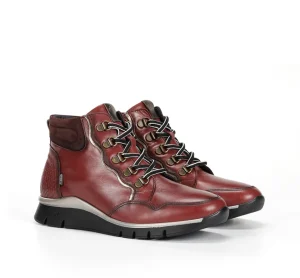 Fluchos UNION F2073 Burgundy Ankle Boot- Ankle Boots