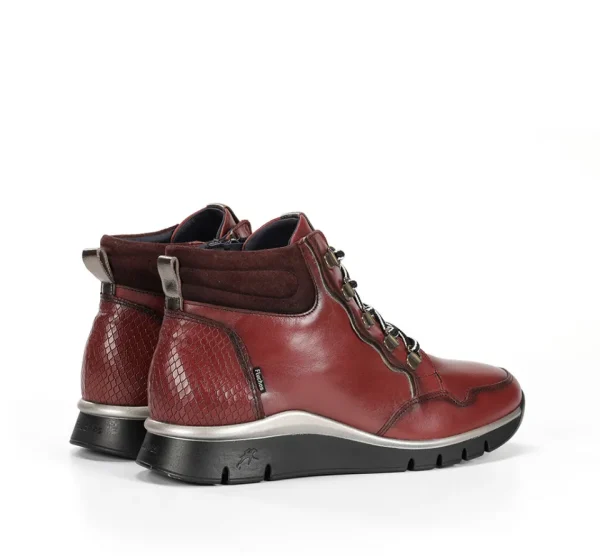 Fluchos UNION F2073 Burgundy Ankle Boot- Ankle Boots