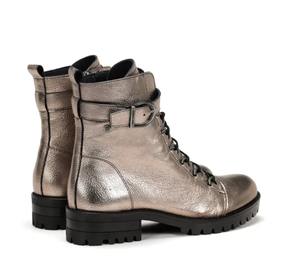 Fluchos WALKING D8837 Silver Ankle Boot-Women Women