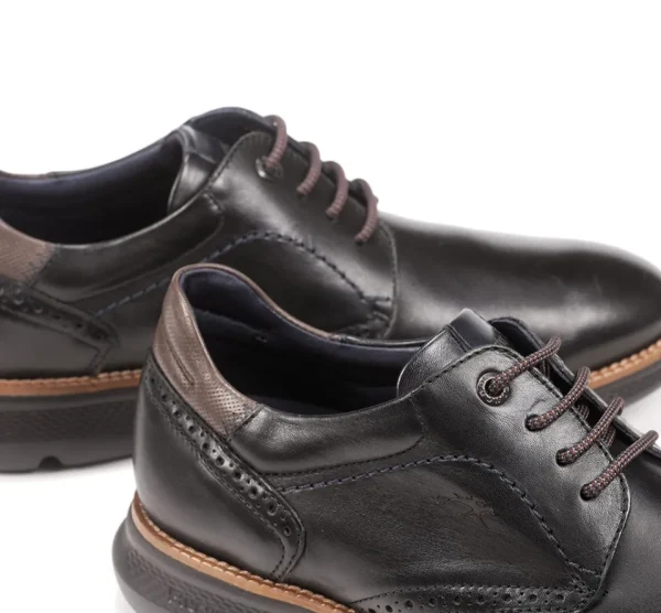 Fluchos WILLIAM F1351 Black Shoe- Formal Shoes | Lace-Up Shoes