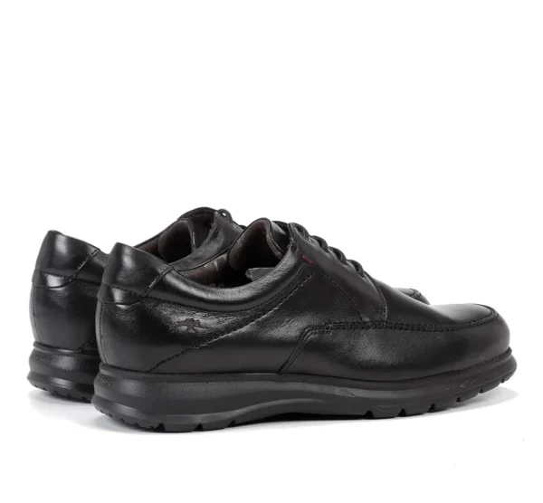 Fluchos ZETA F0602 Black Shoe- Formal Shoes | Lace-Up Shoes