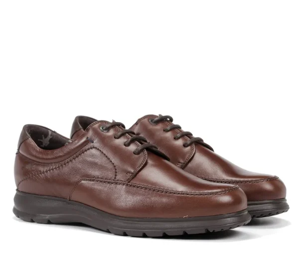 Fluchos ZETA F0602 Brown Shoe- Formal Shoes | Lace-Up Shoes